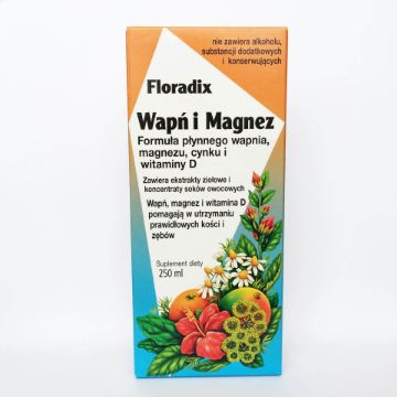 Pokaż szczegóły dla Floradix Wapń i Magnez 250ml Obrazek Floradix Wapń i Magnez 250ml