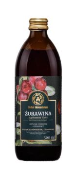 Pokaż szczegóły dla Herbal Monasterium Sok Żurawina 500 ml Obrazek Herbal Monasterium Sok Żurawina 500 ml