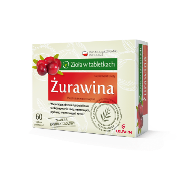 Pokaż szczegóły dla Colfarm Żurawina 60 tabl. Obrazek Colfarm Żurawina 60 tabl.