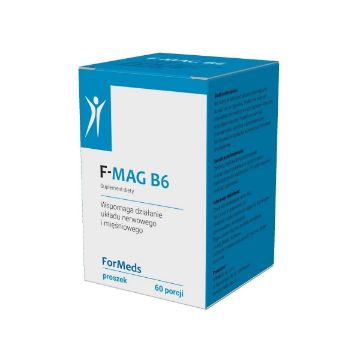 Pokaż szczegóły dla Formeds Mag B6 magnez w proszku 60 porcji Obrazek Formeds Mag B6 magnez w proszku 60 porcji