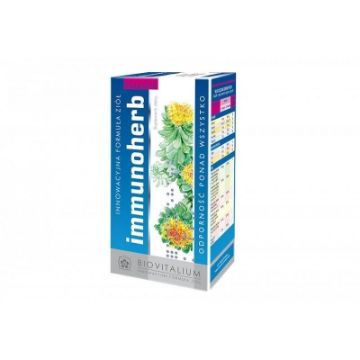 Pokaż szczegóły dla Biovitalium Immunoherb 60 tabl. Obrazek Biovitalium Immunoherb 60 tabl.