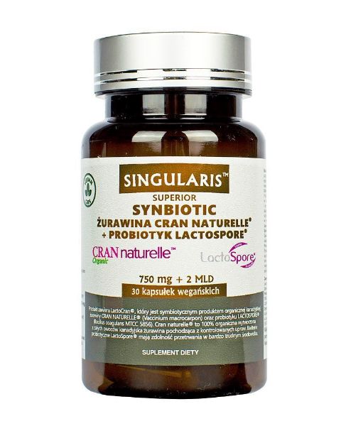 Obrazek Singularis Synbiotic Żurawina+Probiotyk 30 kaps