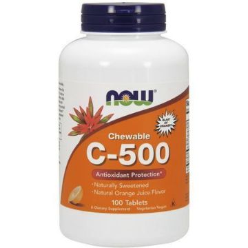 Pokaż szczegóły dla Now Witamina C500 Orange 100 tab. Obrazek Now Witamina C500 Orange 100 tab.