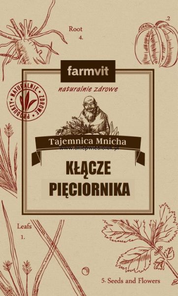 Obrazek Farmvit Kłącze pięciornika gęsiego 50g