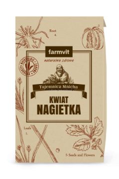 Pokaż szczegóły dla Farmvit Kwiat nagietka 50g Obrazek Farmvit Kwiat nagietka 50g