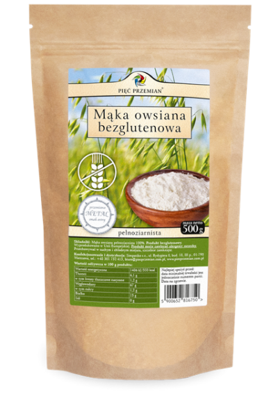 Obrazek Pięć Przemian mąka ryżowa pełnoziarnista 500g