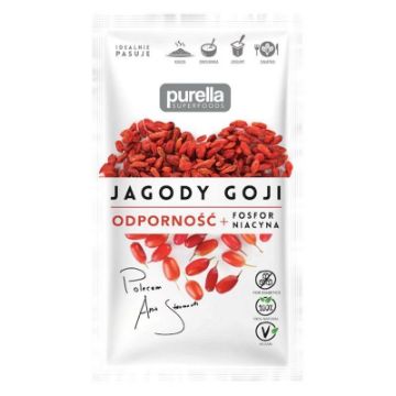 Pokaż szczegóły dla Purella Jagody Goji BIO 45g Obrazek Purella Jagody Goji BIO 45g