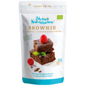 Pokaż szczegóły dla Zdrowo Namieszane Brownie z kakao 290g Obrazek Zdrowo Namieszane Brownie z kakao 290g
