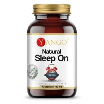 Pokaż szczegóły dla YANGO Natural Sleep On 30 kaps.  Obrazek YANGO Natural Sleep On 30 kaps.