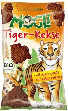 Pokaż szczegóły dla Mogli Ciasteczka kakaowe bio 50g Obrazek Mogli Ciasteczka kakaowe bio 50g