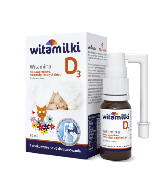 Pokaż szczegóły dla Colfarm Witamilki Witamina D3 Aerozol 10ml Obrazek Colfarm Witamilki Witamina D3 Aerozol 10ml
