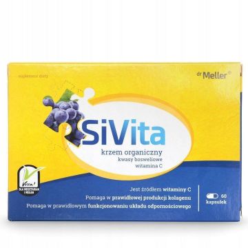 Pokaż szczegóły dla Sivita Krzem z witaminą C 60 kaps. Obrazek Sivita Krzem z witaminą C 60 kaps.