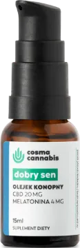 Pokaż szczegóły dla Cosma Cannabis Sen Olejek Konopny 15ml Obrazek Cosma Cannabis Sen Olejek Konopny 15ml