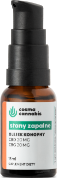 Pokaż szczegóły dla Cosma Cannabis Stany Zapalne CBG 15ml Obrazek Cosma Cannabis Stany Zapalne CBG 15ml