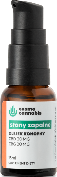 Obrazek Cosma Cannabis Stany Zapalne CBG 15ml