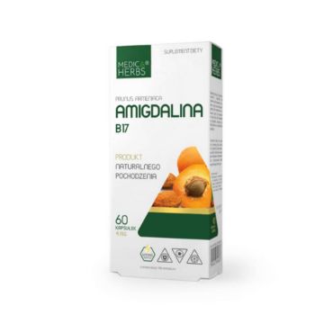 Pokaż szczegóły dla Medica Herbs Amigdalina B17 60 kaps. Obrazek Medica Herbs Amigdalina B17 60 kaps.