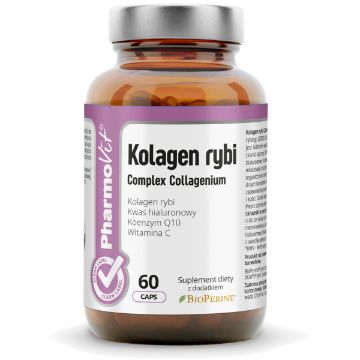 Pokaż szczegóły dla Pharmovit Kolagen rybi Complex 60 kaps Obrazek Pharmovit Kolagen rybi Complex 60 kaps