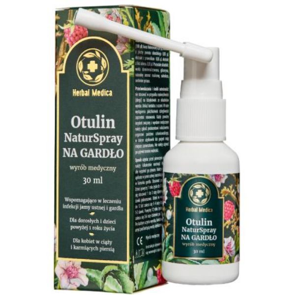 Obrazek Herbal Monasterium Otulin Spray na gardło 30ml