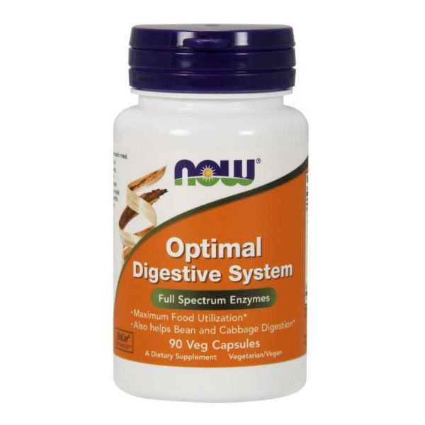 Obrazek NOW Optimal Digestive System 90 kaps. 