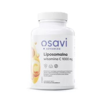 Pokaż szczegóły dla Osavi Liposomalna Witamina C, 1000mg - 120 vcaps Obrazek Osavi Liposomalna Witamina C, 1000mg - 120 vcaps