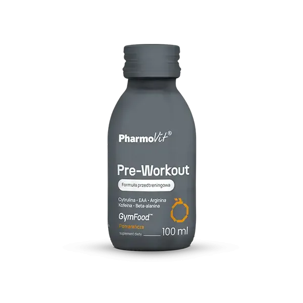 Obrazek Pharmovit Pre-Workout,pomarańcza 100 ml.