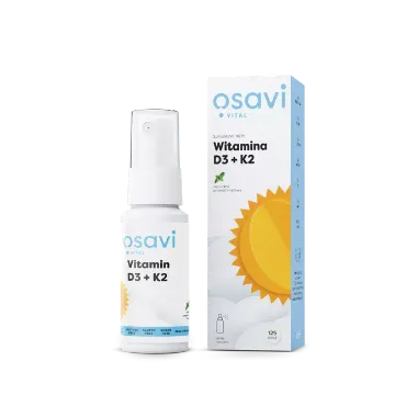 Pokaż szczegóły dla Osavi Witamina D3 + K2 Spray Doustny Mięta - 25 ml Obrazek Osavi Witamina D3 + K2 Spray Doustny Mięta - 25 ml